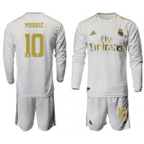 Camisetas Real Madrid MODRIC 10 Niños Primera Equipacion 2019/2020 Manga Larga